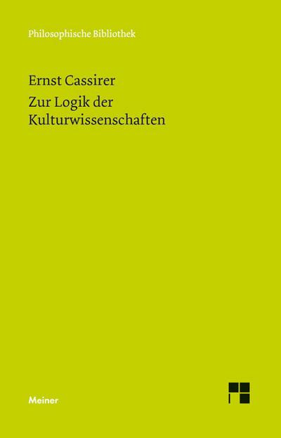 Zur Logik der Kulturwissenschaften
