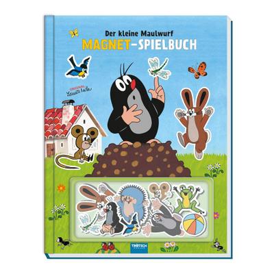 TRÖTSCH - Der kleine Maulwurf Magnet-Spielbuch Pappenbuch mit Magneten