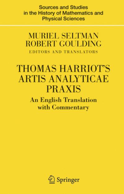Thomas Harriot’s Artis Analyticae Praxis