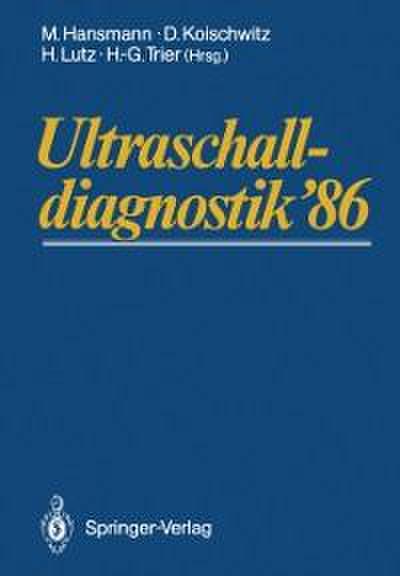 Ultraschalldiagnostik ’86