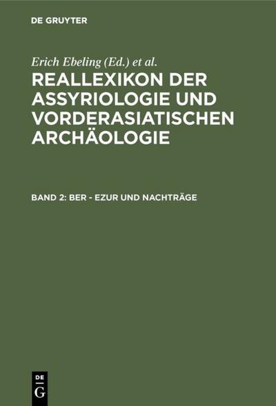 Ber - Ezur und Nachträge