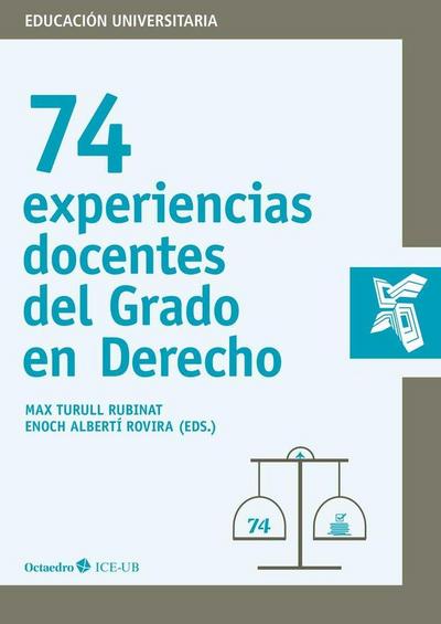 74 experiencias docentes del grado de derecho
