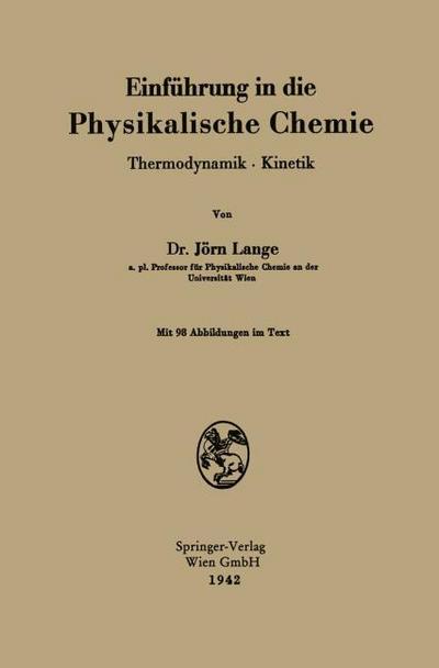 Einführung in die Physikalische Chemie