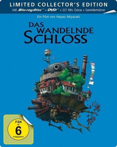 Das wandelnde Schloss, 1 Blu-ray + 1 DVD (Limited Steelbook Edition)
