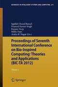 Proceedings of Seventh International Conference on Bio-Inspired Computing: Theories and Applications (BIC-TA 2012)