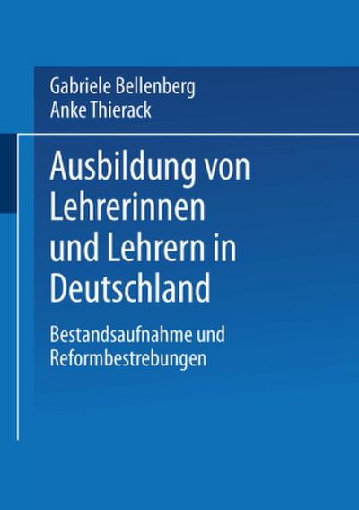 Ausbildung von Lehrerinnen und Lehrern in Deutschland