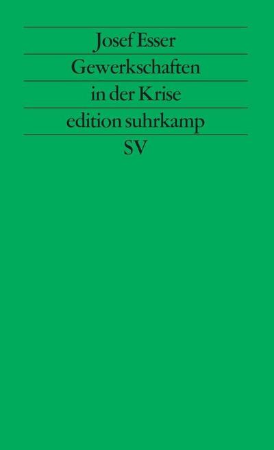 Gewerkschaften in der Krise