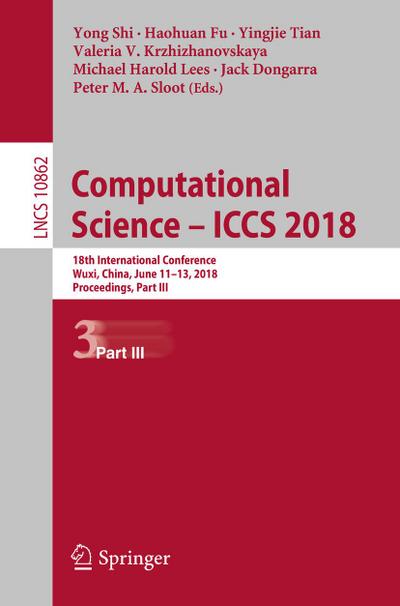 Computational Science - ICCS 2018