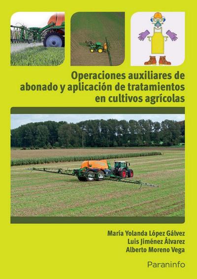 Operaciones auxiliares de abonado y aplicación de tratamientos en cultivos agrícolas