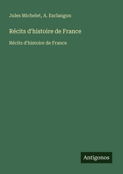 Récits d’histoire de France