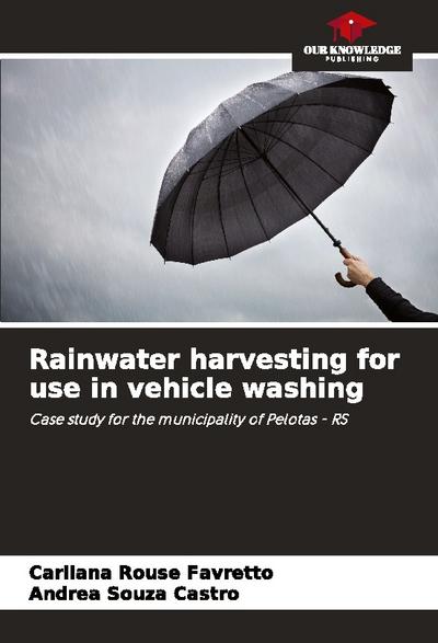 Rainwater harvesting for use in vehicle washing