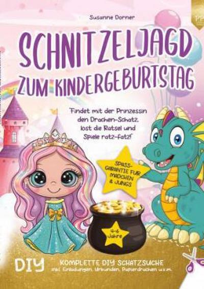 Schnitzeljagd Kindergeburtstag: 4 bis 6 Jahre | Findet mit Tiger den Dschungel-Schatz, löst die Rätsel und Spiele ratz-fatz!