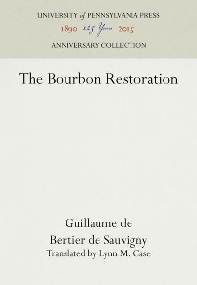 The Bourbon Restoration