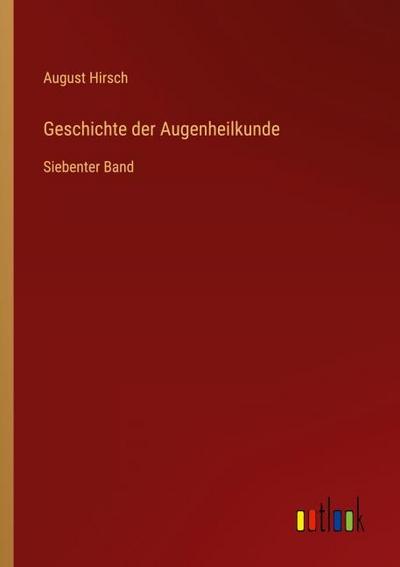 Geschichte der Augenheilkunde