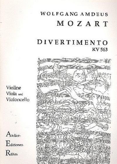 Divertimento Es-Dur KV563für Violine, Viola und Violoncello