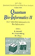 Quantum Bio-informatics Ii: From Quantum Information To Bio-informatics
