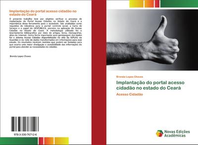 Implantação do portal acesso cidadão no estado do Ceará - Brenda Lopes Chaves
