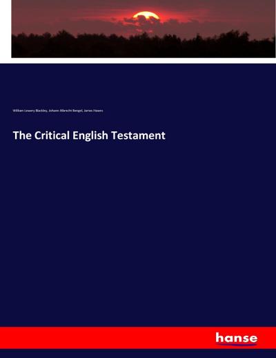 The Critical English Testament