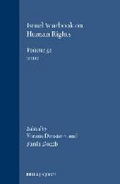 Israel Yearbook on Human Rights, Volume 32 (2002)