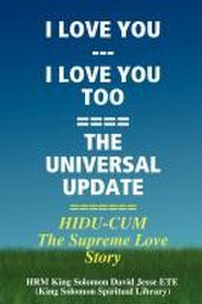 I LOVE YOU - I LOVE YOU TOO