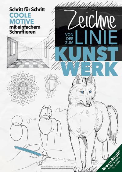 Zeichenbuch zum Zeichnen lernen, auch für Anfänger