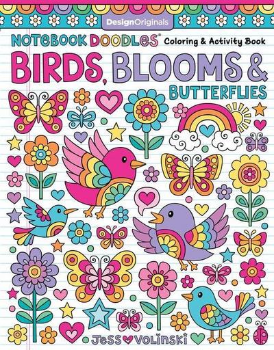Notebook Doodles Birds, Blooms and Butterflies
