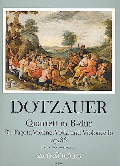 Quartett B-Dur op.36 für Fagott, Violine,Viola und Violoncello