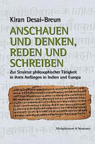 Anschauen und Denken, Reden und Schreiben