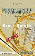 Oberto, Conte di San Bonifacio - Brass Quintet (score)