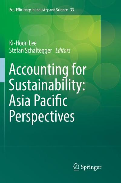 Accounting for Sustainability: Asia Pacific Perspectives