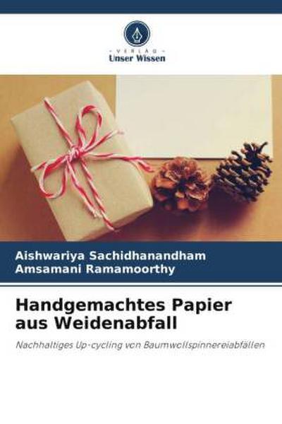 Handgemachtes Papier aus Weidenabfall