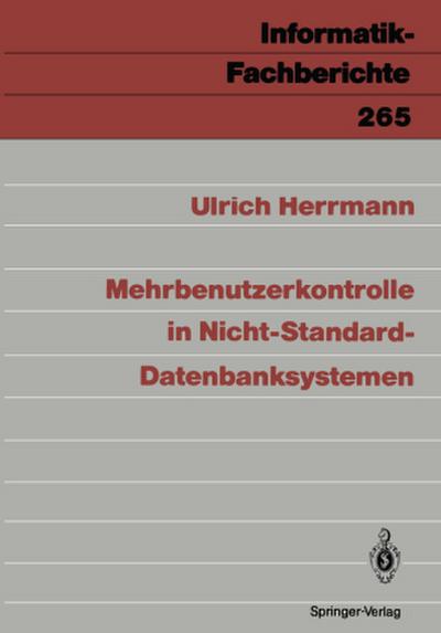 Mehrbenutzerkontrolle in Nicht-Standard-Datenbanksystemen