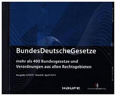 BundesDeutscheGesetze 2/2015, CD-ROM
