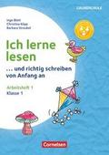 Ich lerne lesen: Klasse 1 - Arbeitsheft 1