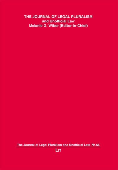 The Journal of Legal Pluralism and Unofficial Law 66/2012