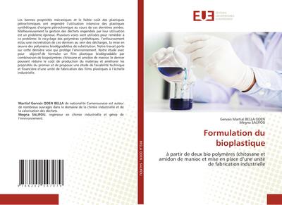 Formulation du bioplastique