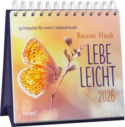 Lebe leicht - Wochenkalender 2026