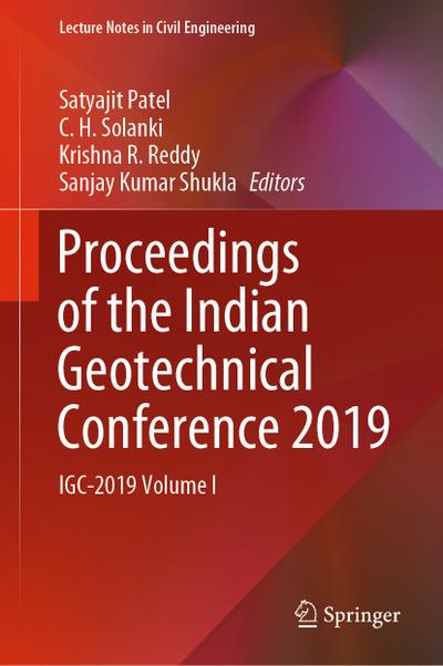 Proceedings of the Indian Geotechnical Conference 2019