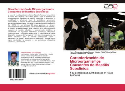 Caracterizacion de Microorganismos Causantes de Mastitis Subclinica