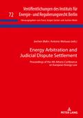 Energy Arbitration and Judicial Dispute Settlement