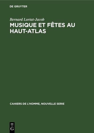 Musique et fêtes au Haut-Atlas