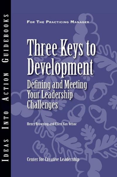Three Keys to Development