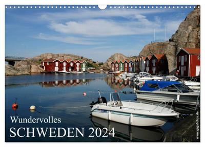 Wundervolles Schweden 2024 (Wandkalender 2024 DIN A3 quer), CALVENDO Monatskalender