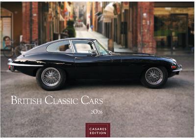 British Classic Cars 2026 L 35x50cm