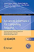 Advanced Informatics for Computing Research