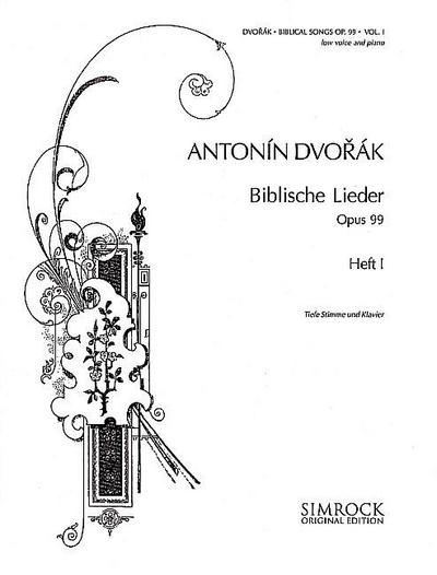 Biblische Lieder op.99 Band 1für tiefe Singstimme und Klavier (dt/fr/en/ts)