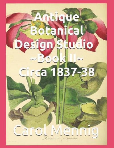 Antique Botanical Design Studio Book II Circa 1837-38
