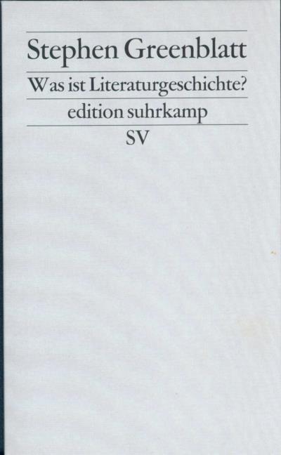 Was ist Literaturgeschichte?