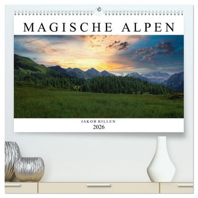 Magische Alpen (hochwertiger Premium Wandkalender 2026 DIN A2 quer), Kunstdruck in Hochglanz