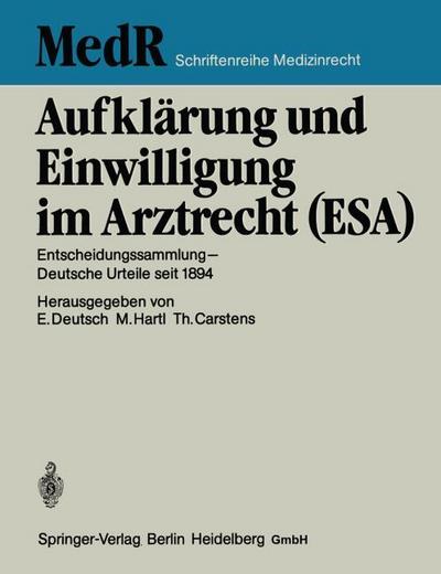 Aufklärung und Einwilligung im Arztrecht (ESA)